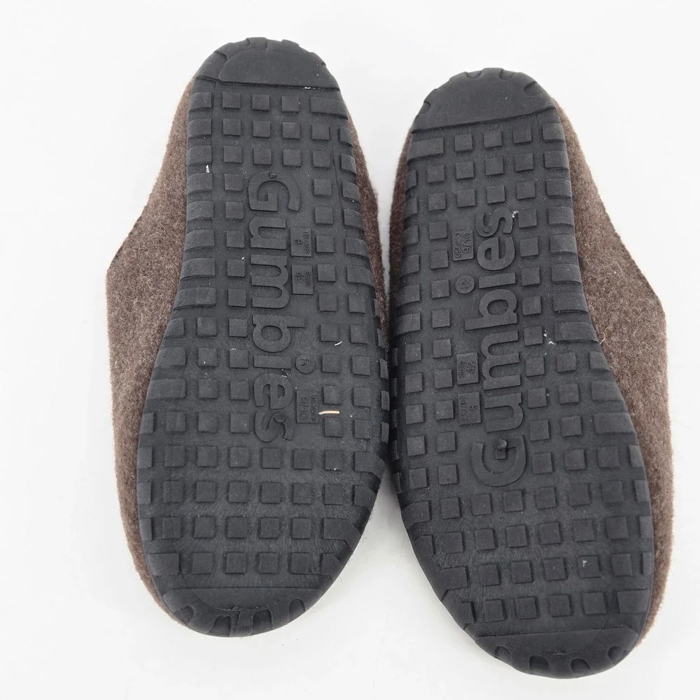 Gumbies Outback Felt Mule Slipper Shoe Gorpcore Cabin Mens 9 Womens 10 Comfort